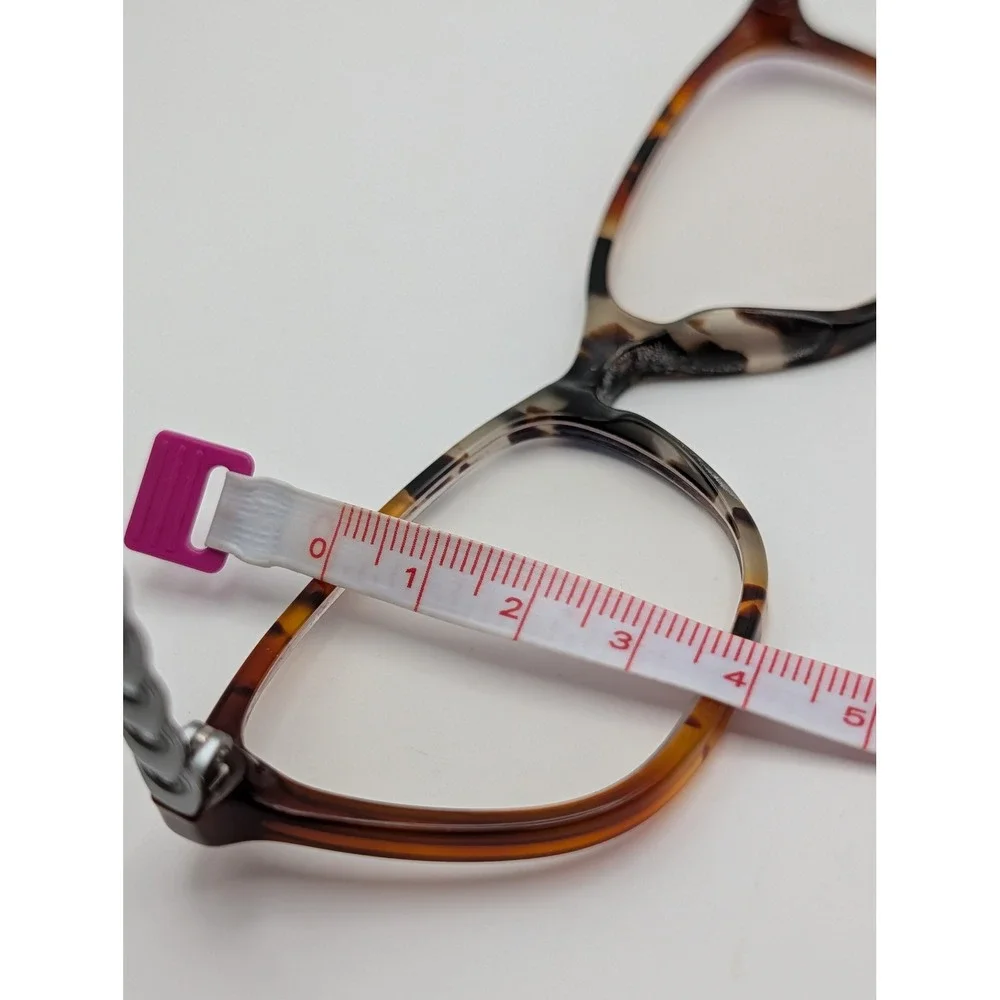 Coach HC 6121 Shea Dark Tortoise Grey Multi Cat Eye Eyeglasses Frames 53-17-140